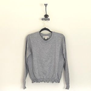 NWT Michael by Michael Kors Cinch Waist Sweatshirt